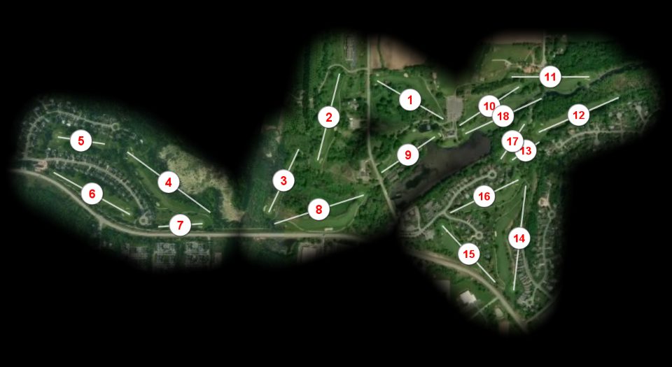 Blue Heron Hills Country Club course overview