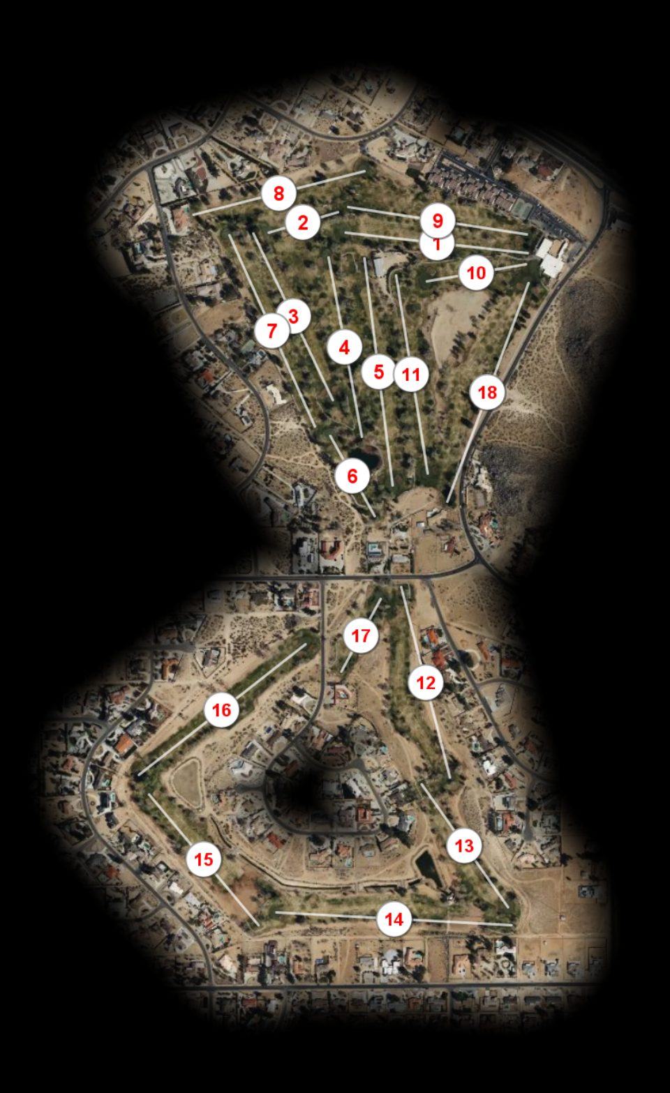 Apple Valley Golf course overview