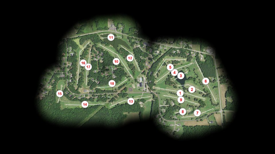 Kerr Lake Country Club course overview
