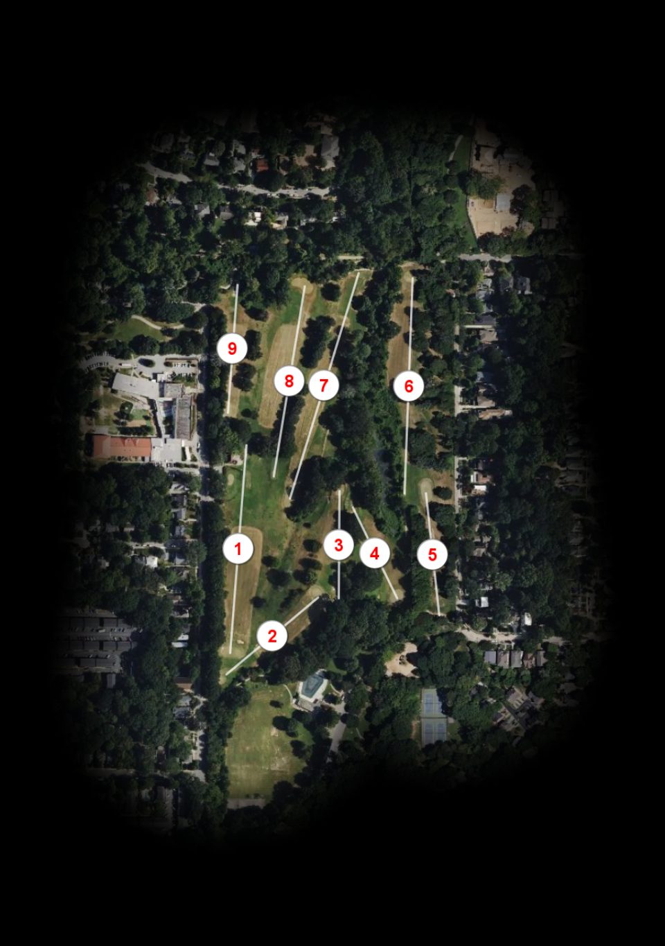 Candler Park Golf Course course overview