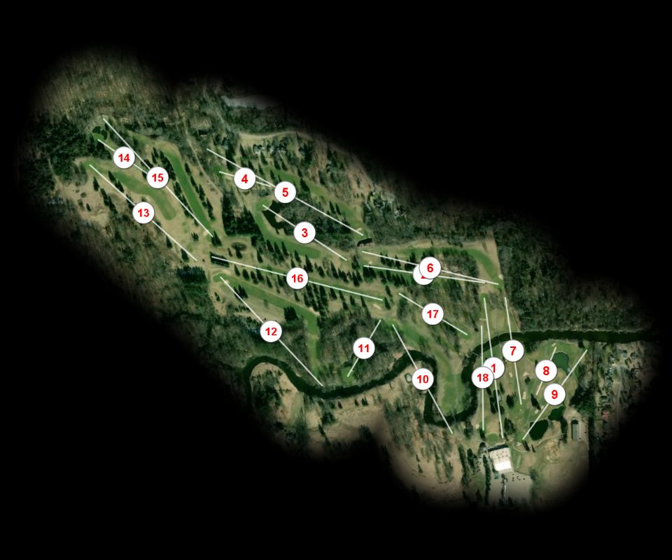 Riverwood Resort White/Red course overview