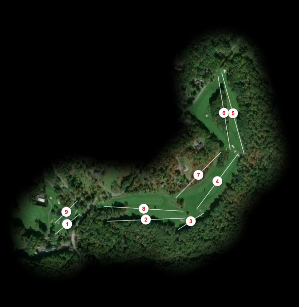 Red nine at Buck Hill Falls Golf Club