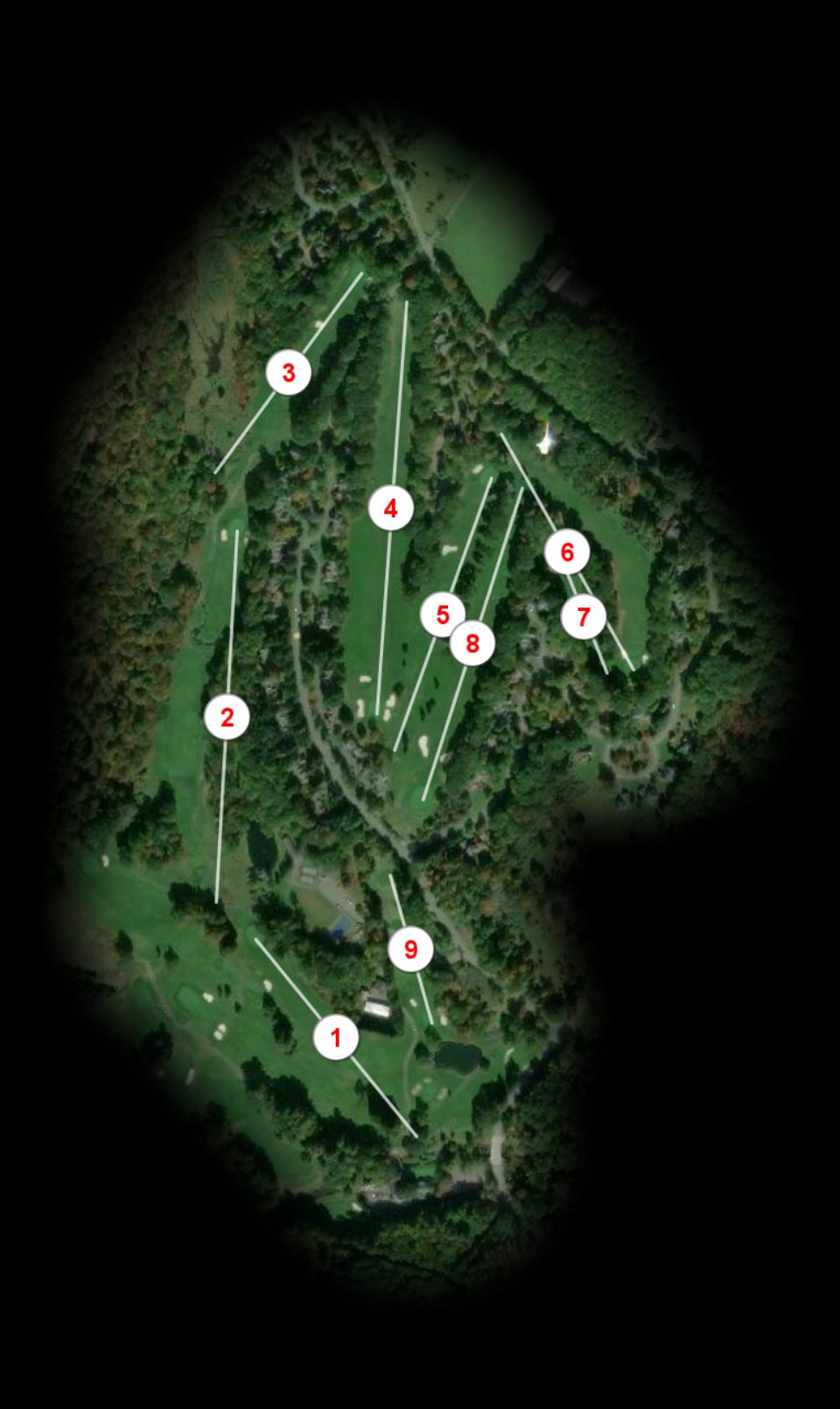 White nine at Buck Hill Falls Golf Club