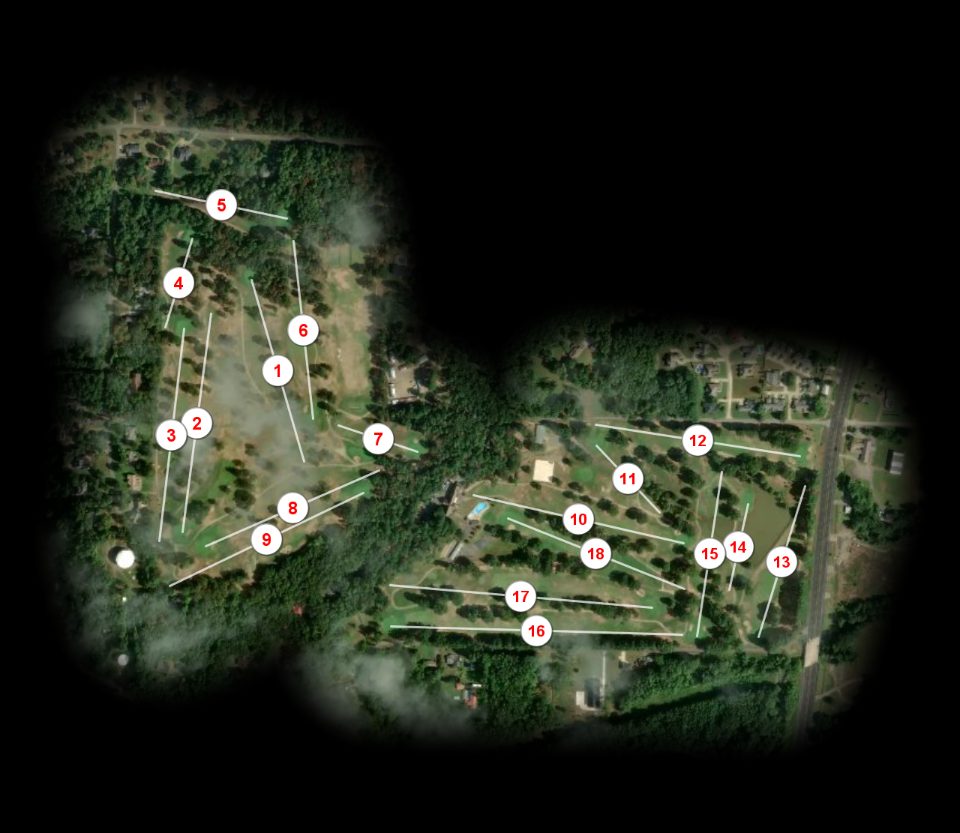 Russellville Country Club course overview