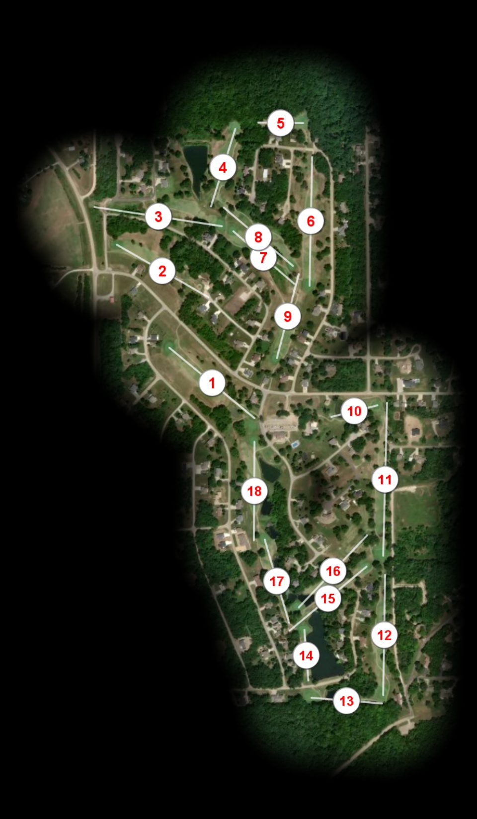 Lake Perry Country Club course overview