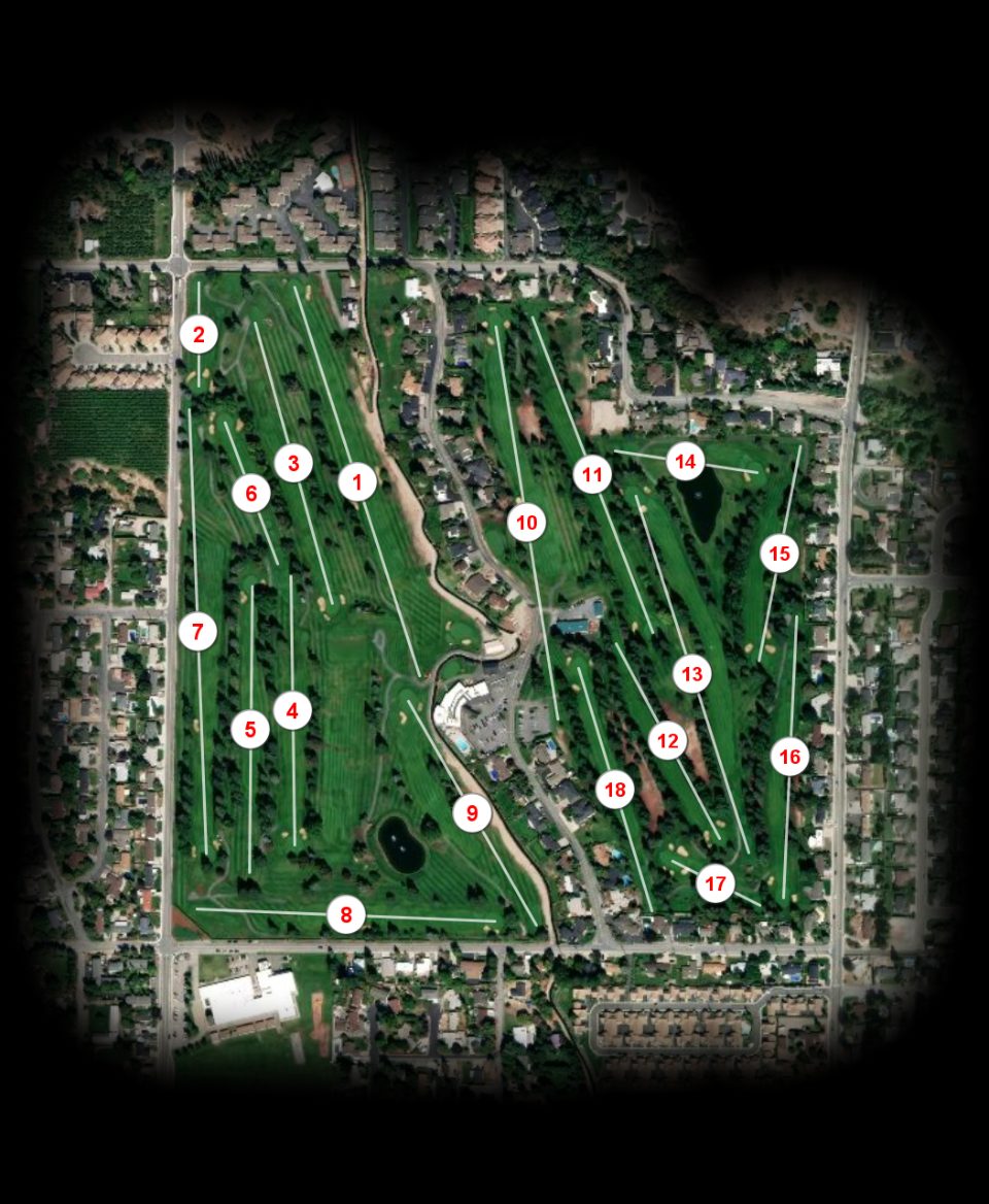Wenatchee Golf & Country Club course overview