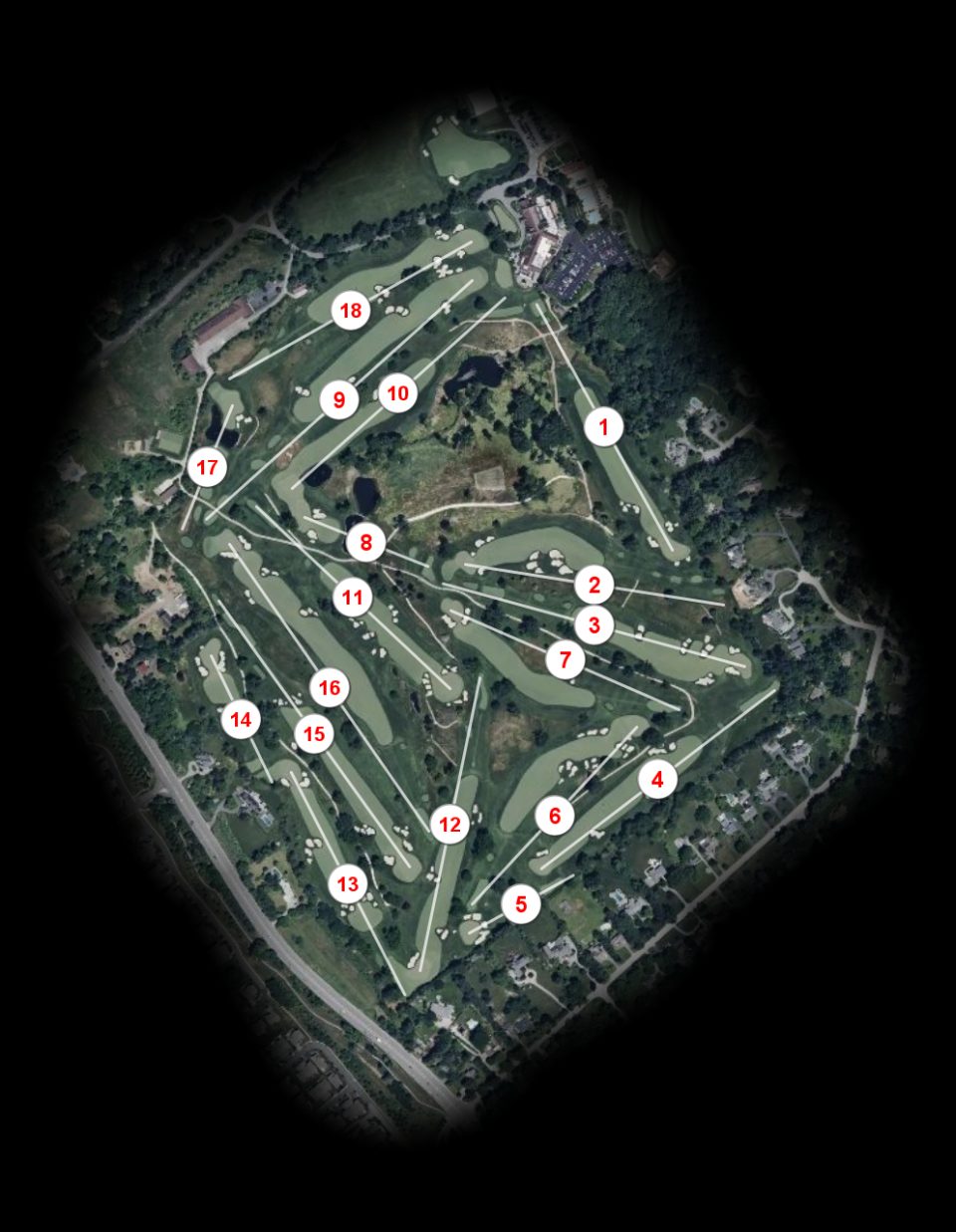 Aronimink Golf Club course overview