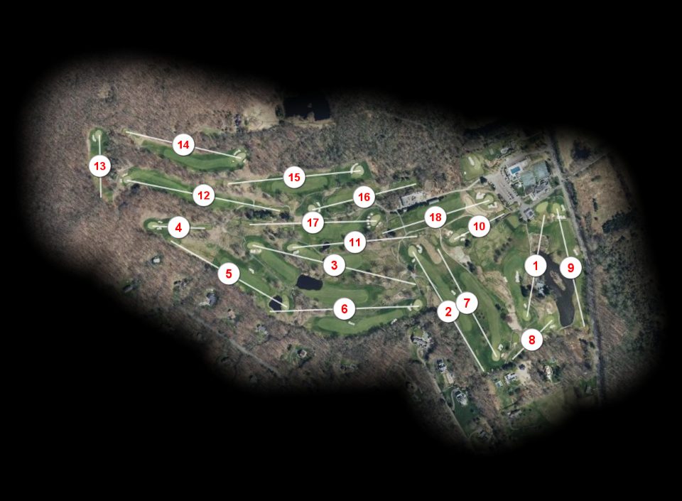 Redding Country Club course overview