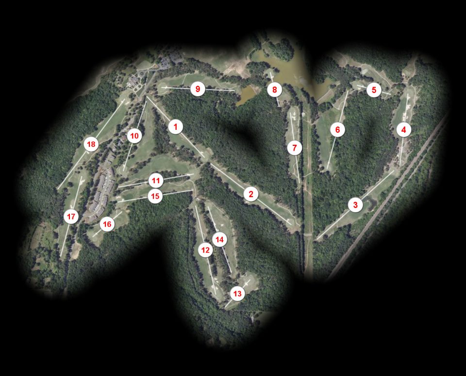 RTJ Golf Trail at Oxmoor Valley Ridge course overview