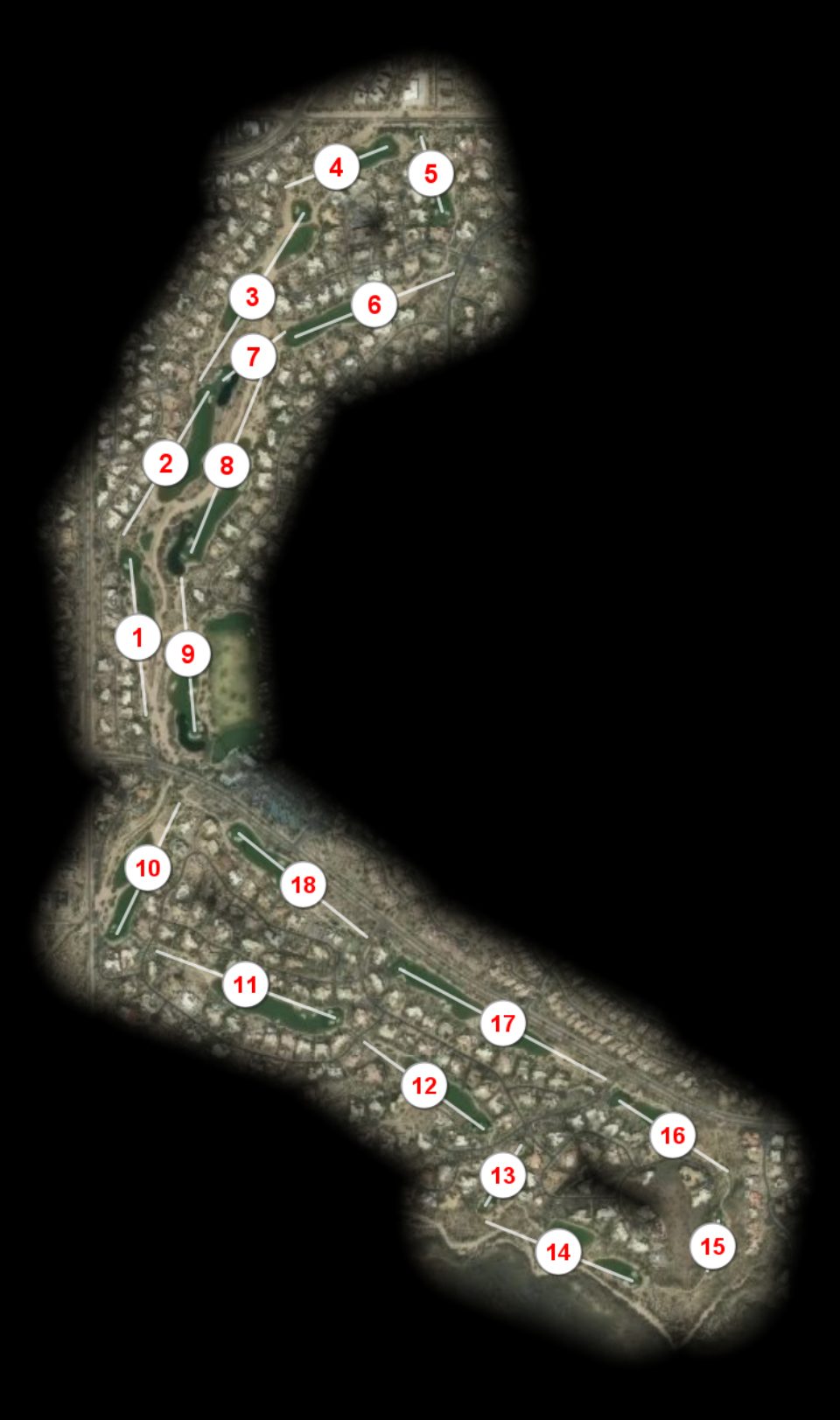 Troon Golf & Country Club course overview