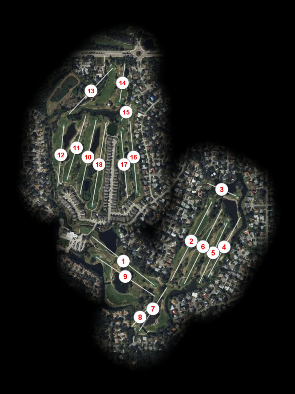 Bent Tree Country Club course overview
