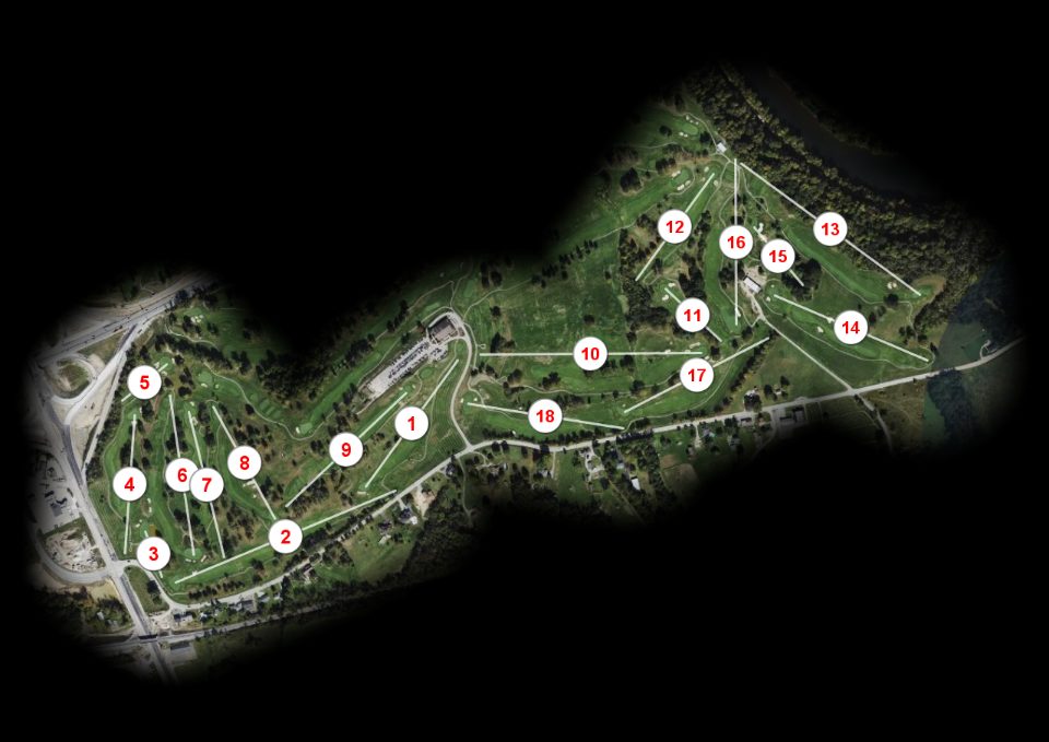 Cedarbrook Golf Club Red course overview
