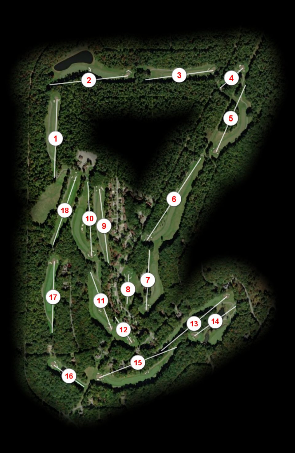 Treasure Lake Resort Silver course overview