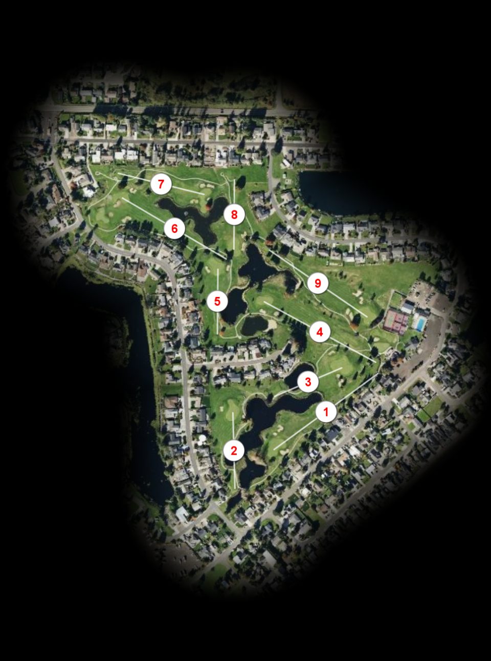 Birch Bay Village Golf Course course overview