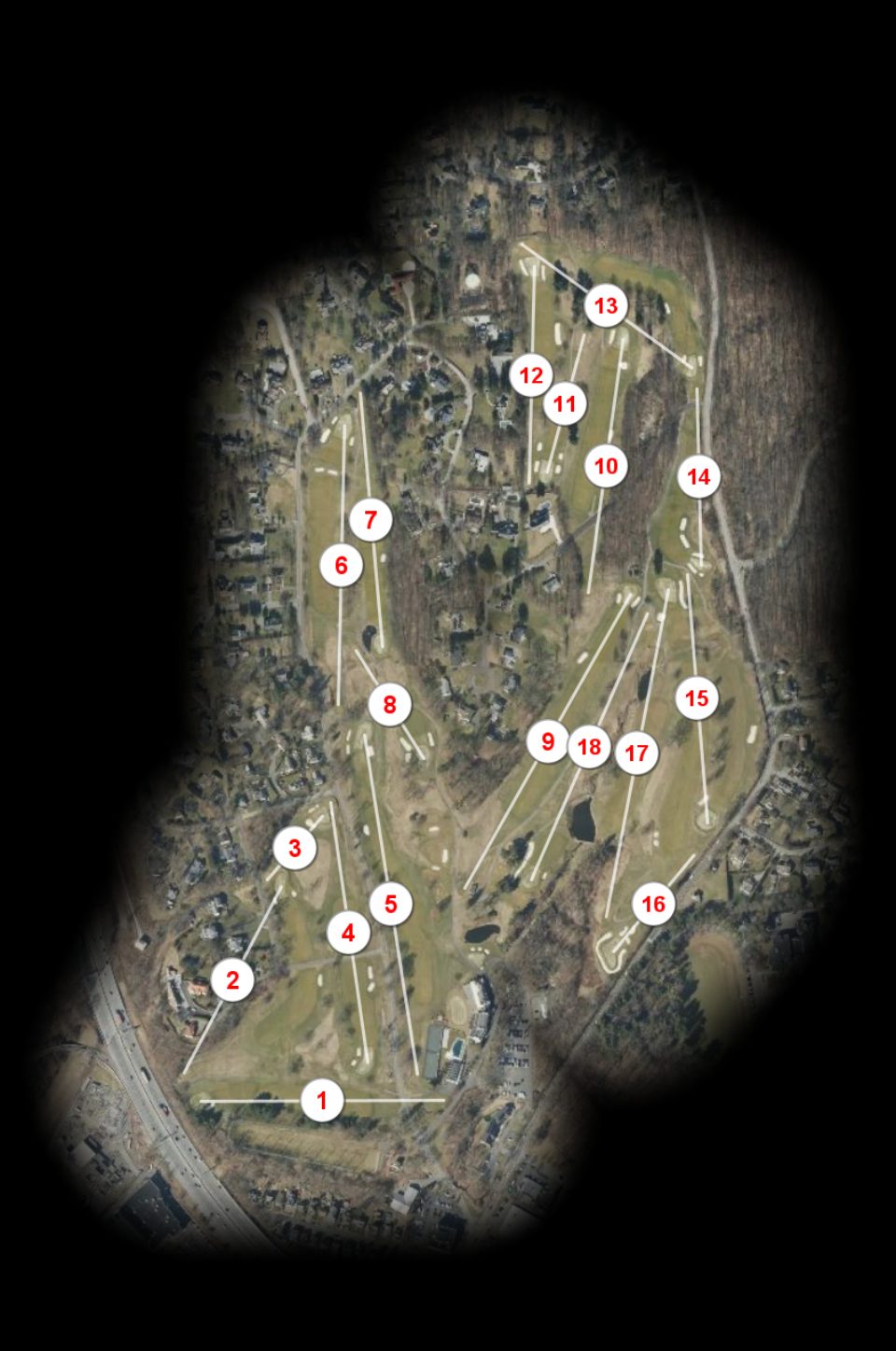 Knollwood Country Club course overview
