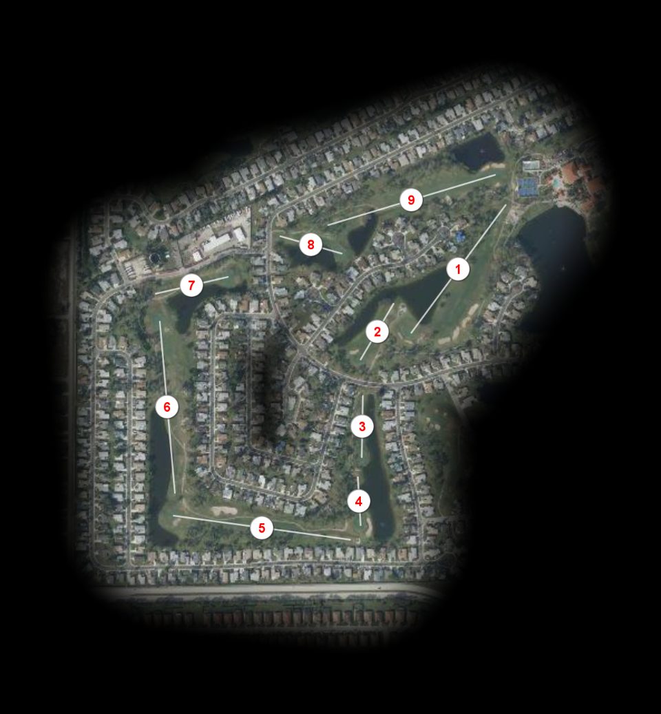West nine at Del Tura Country Club