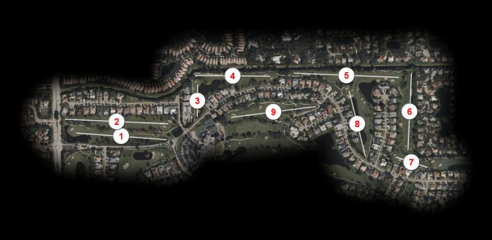Woods nine at Delaire Country Club
