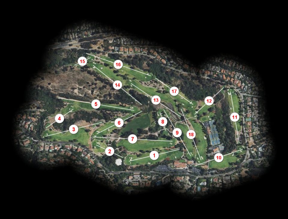 Palos Verdes Golf Club course overview