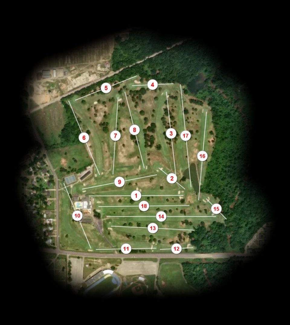 Selma Country Club course overview