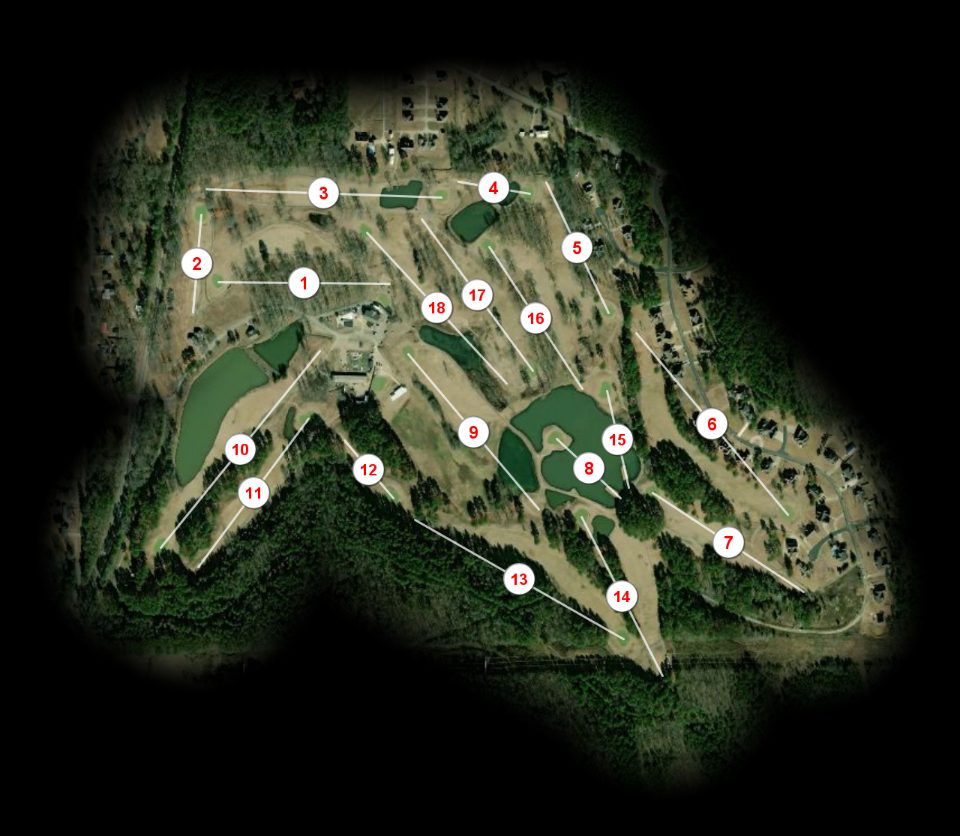 Twin Pines Country Club course overview