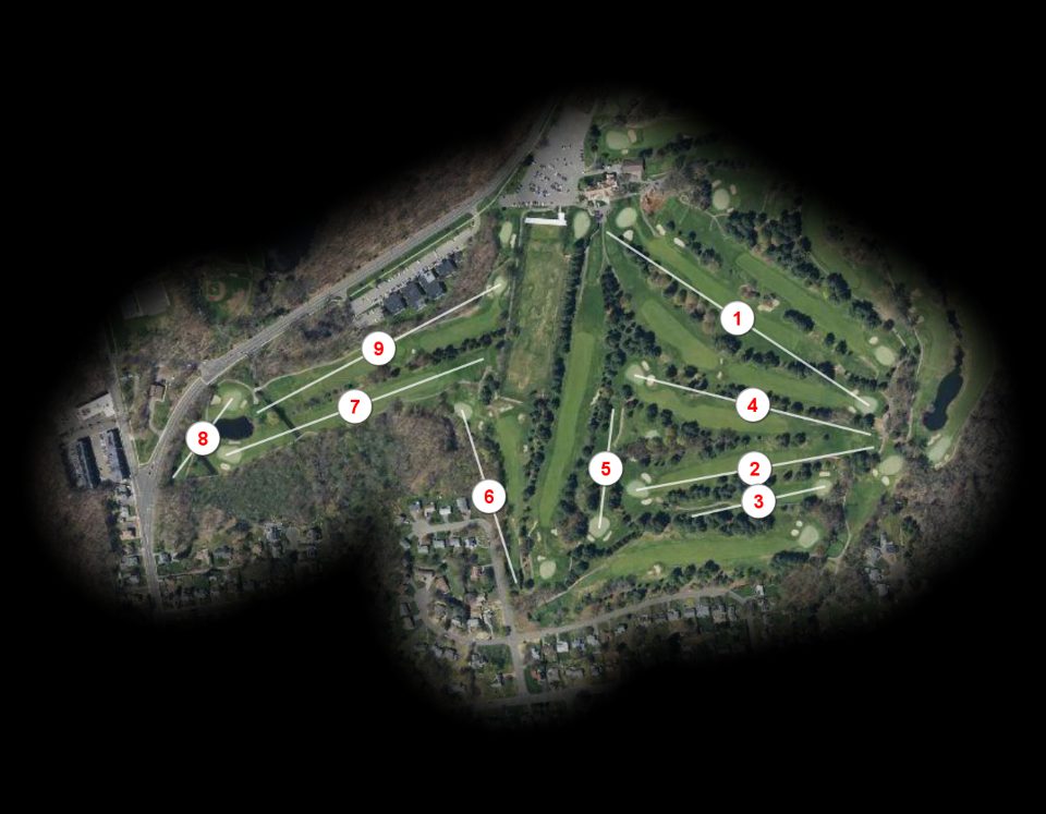 Blue nine at Stanley Golf Course