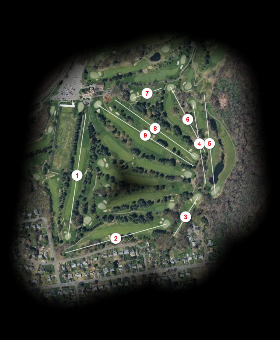 White nine at Stanley Golf Course