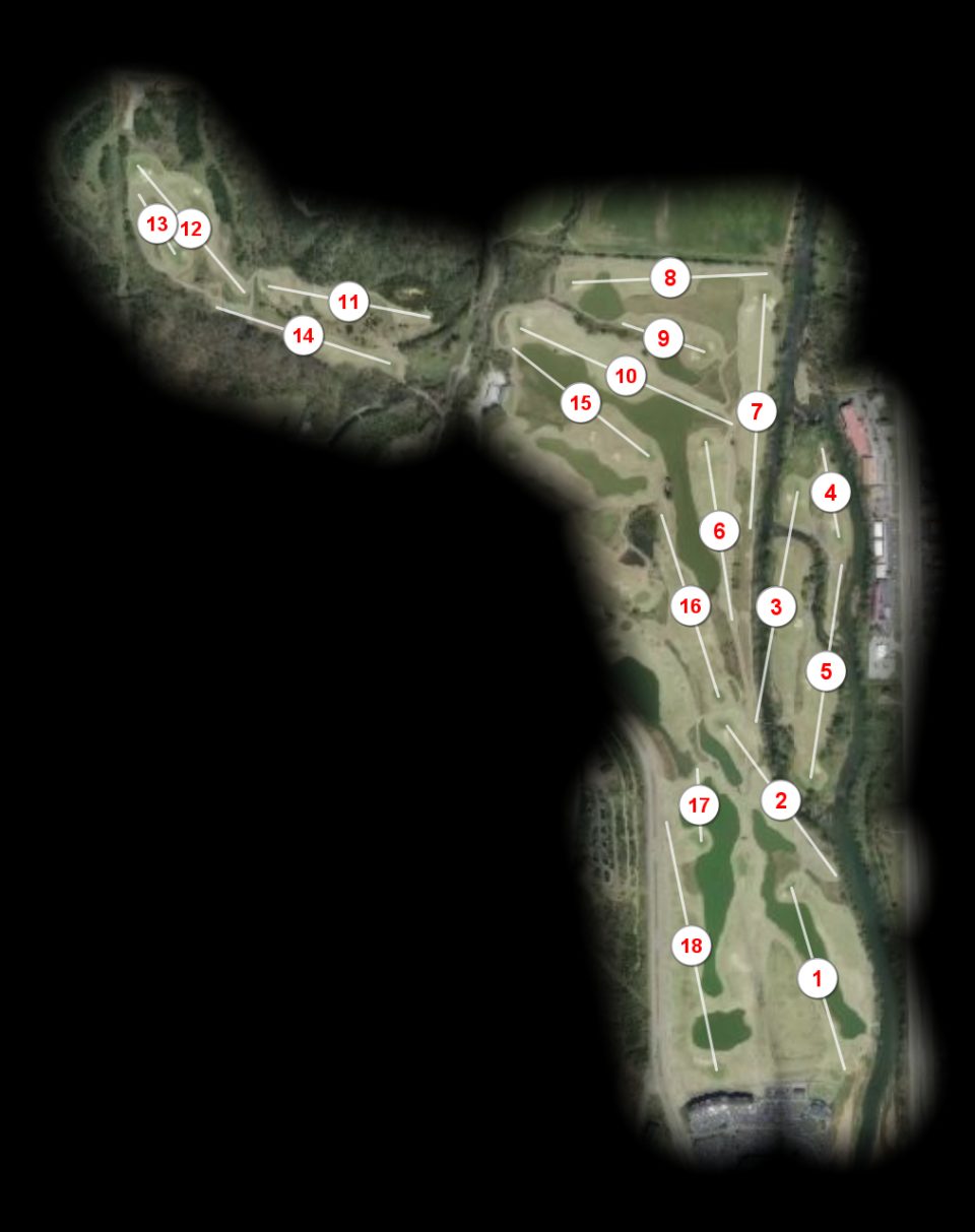 The Sevierville Golf Club The River course overview