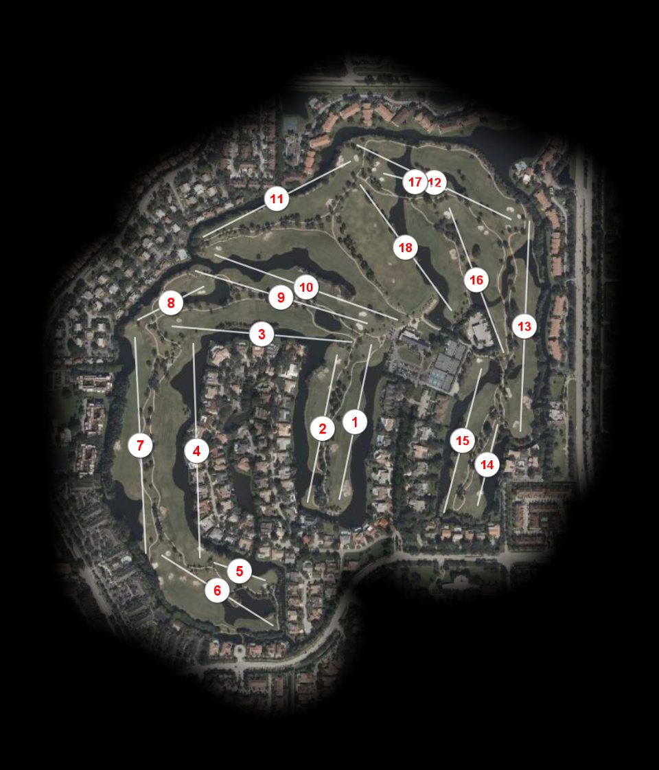 Lago Mar Country Club course overview