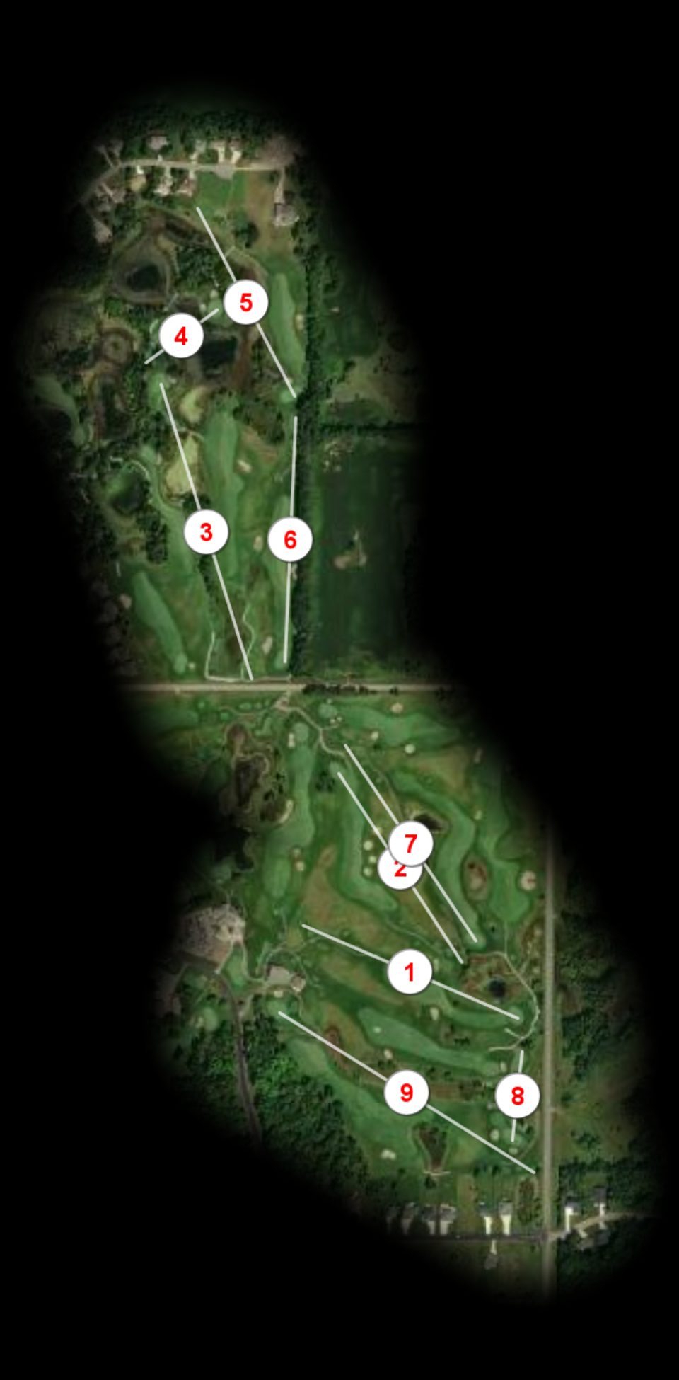 Island nine at Geneva Golf Club