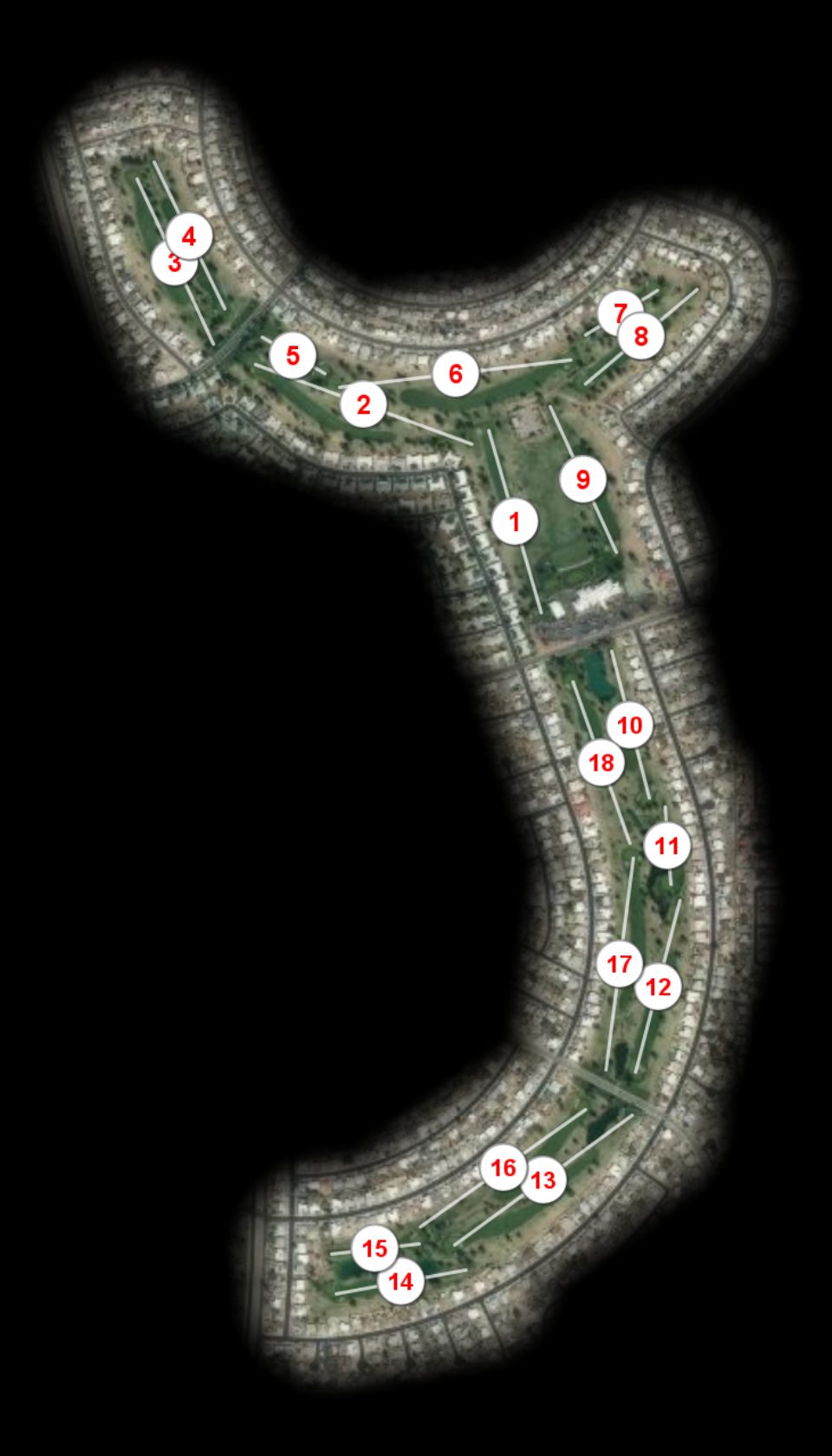 Palmbrook Country Club course overview
