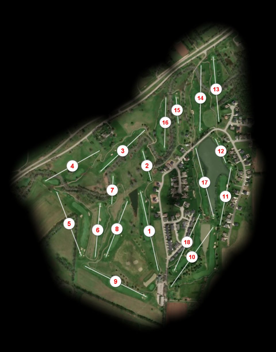 Houston Oaks Golf Course course overview