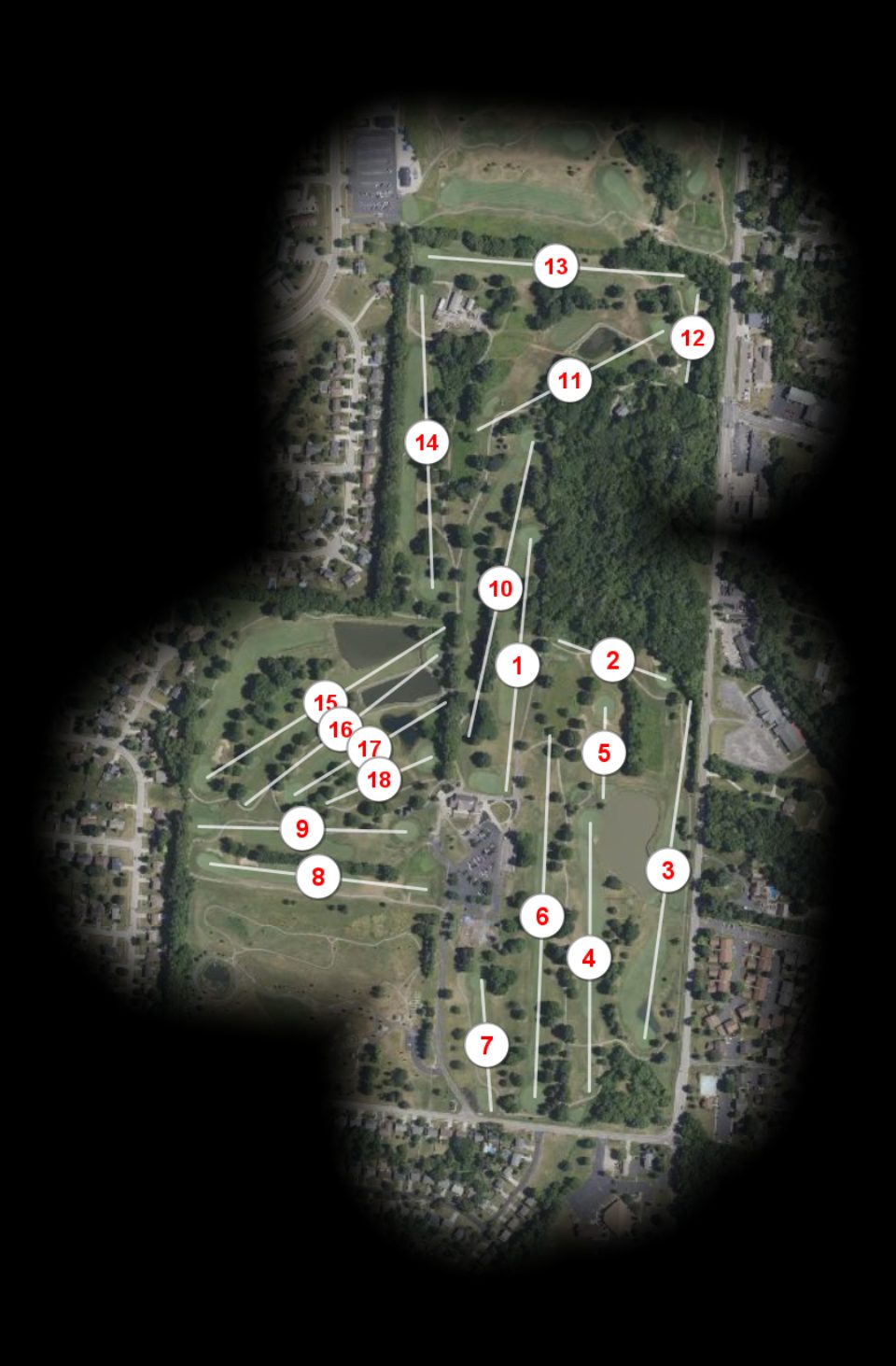Fairfield Golf Club South course overview