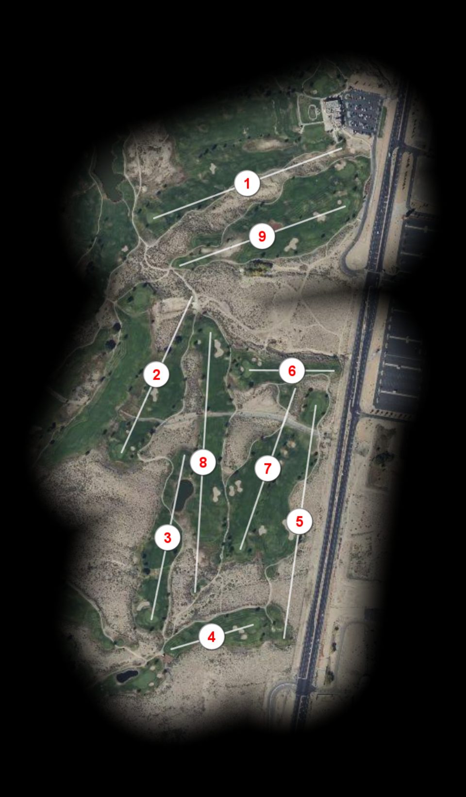 Mesa nine at Isleta Eagle Golf Course