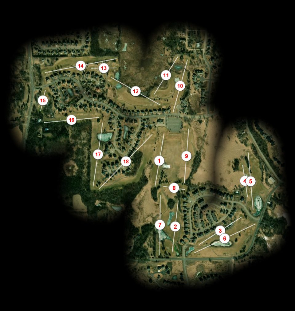 Boulder Pointe Golf Club course overview