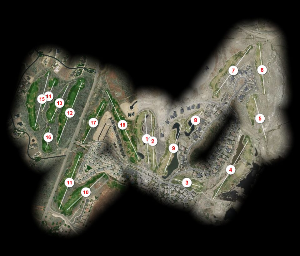 Genoa Lakes Golf Club Ranch course overview