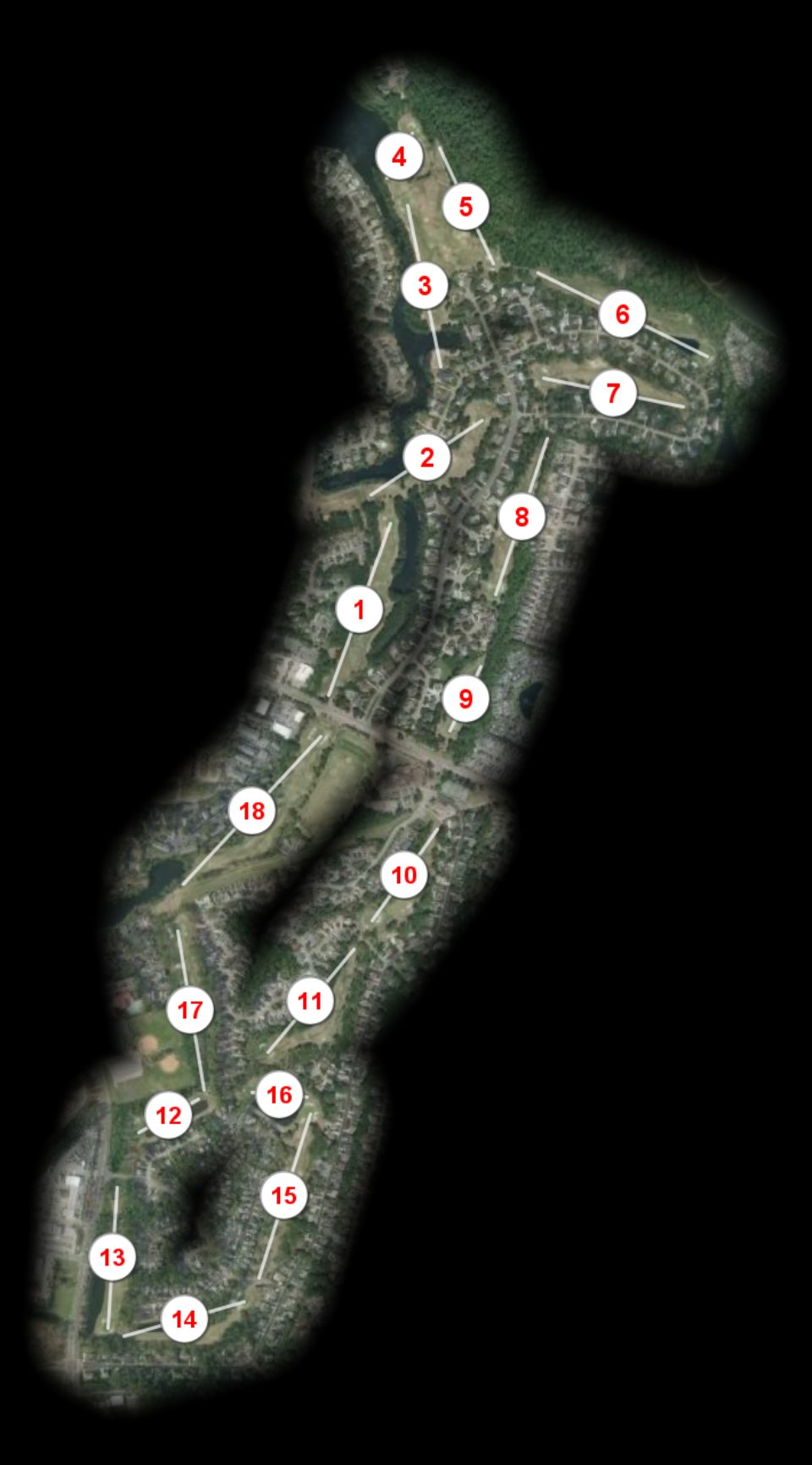 Greenbrier Country Club course overview