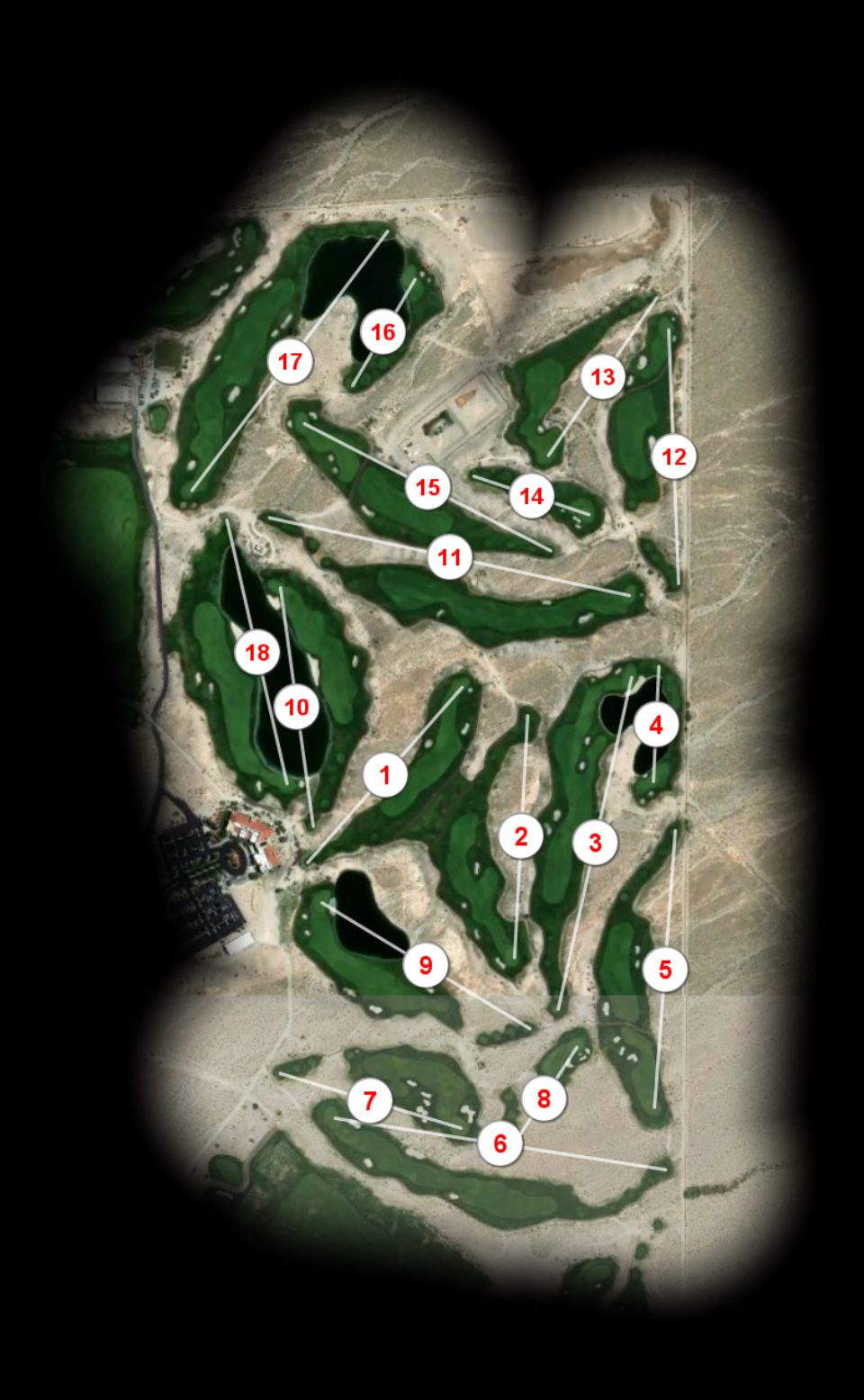 Las Vegas Paiute Golf Resort Snow Mountain course overview