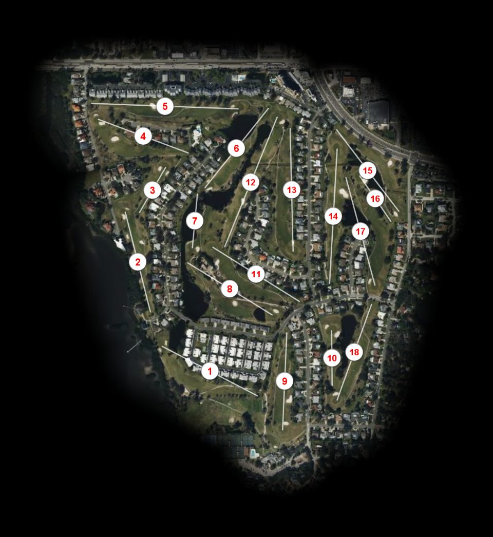 Seminole Lake Country Club course overview