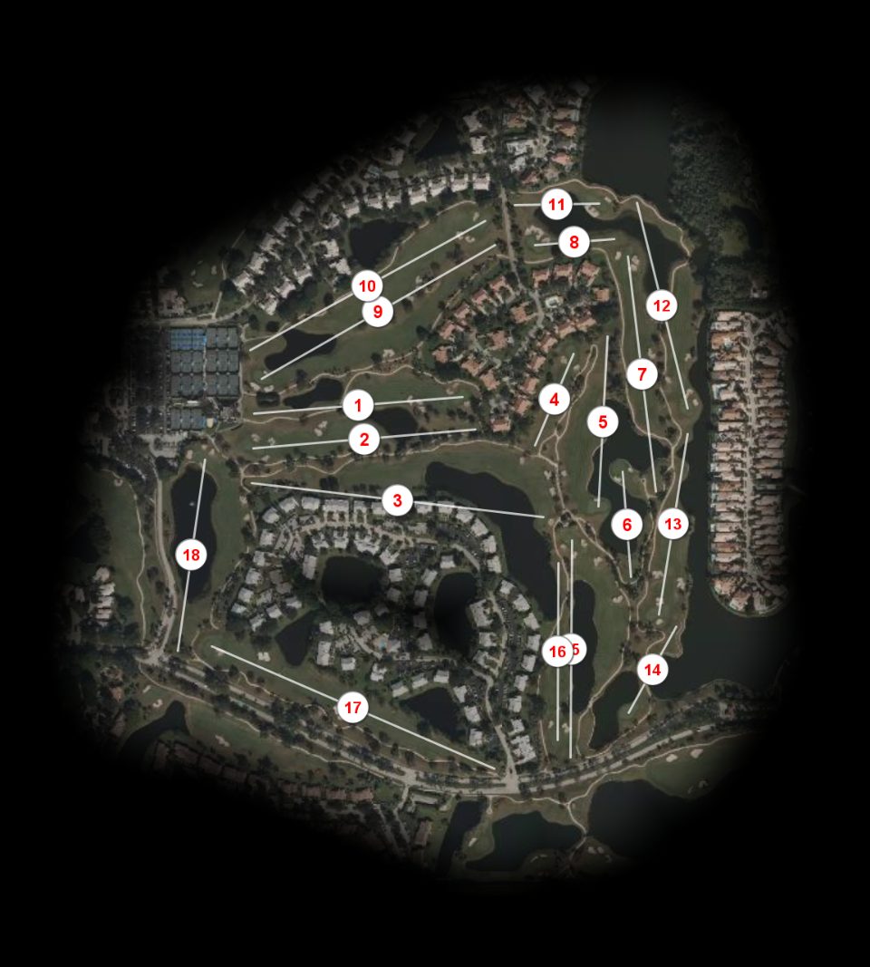 Hunters Run Golf Club East course overview