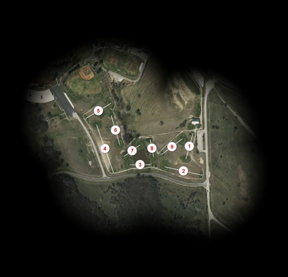 Benbrook 3 Par course overview