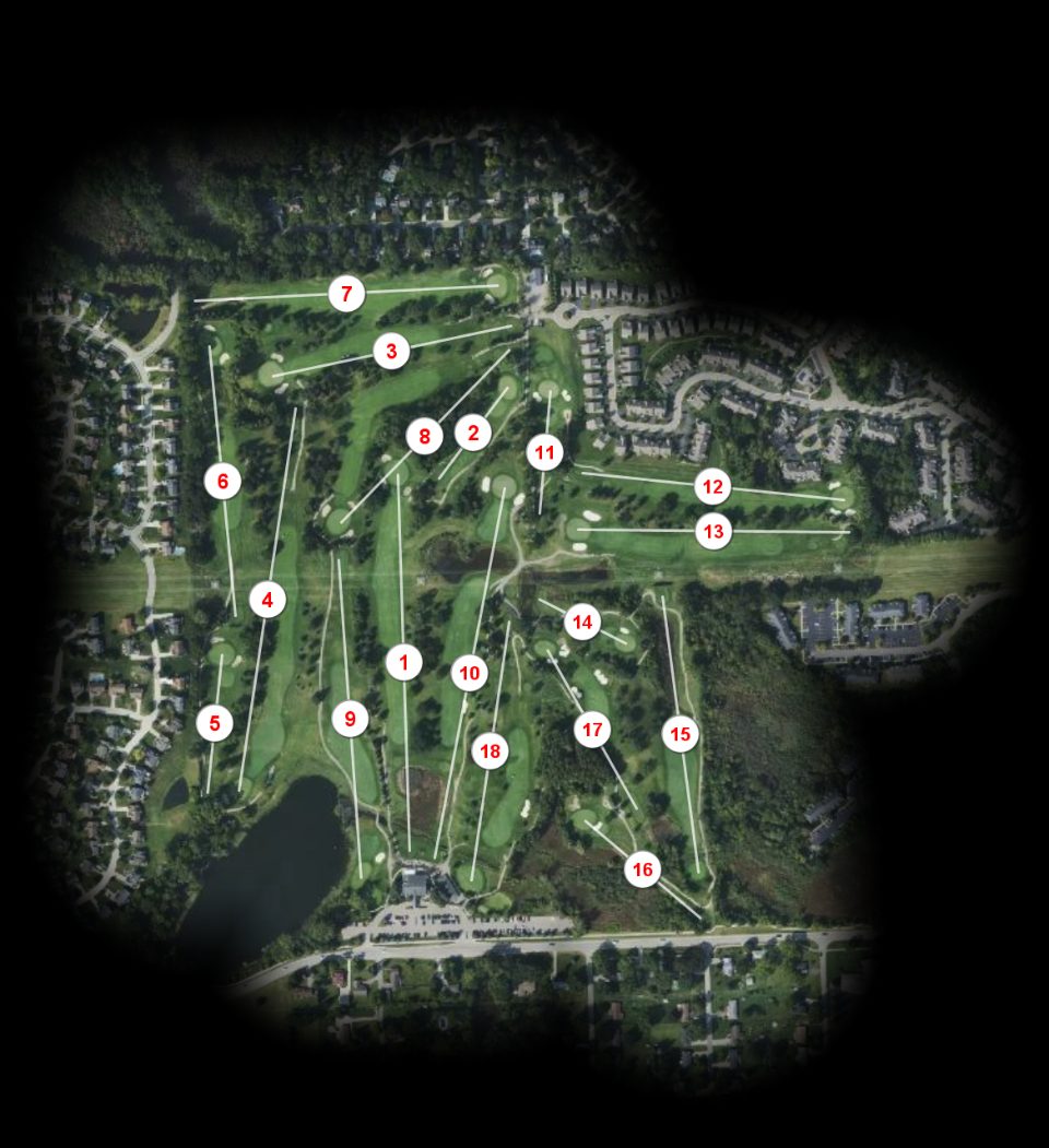 Fountains Golf & Banquet course overview