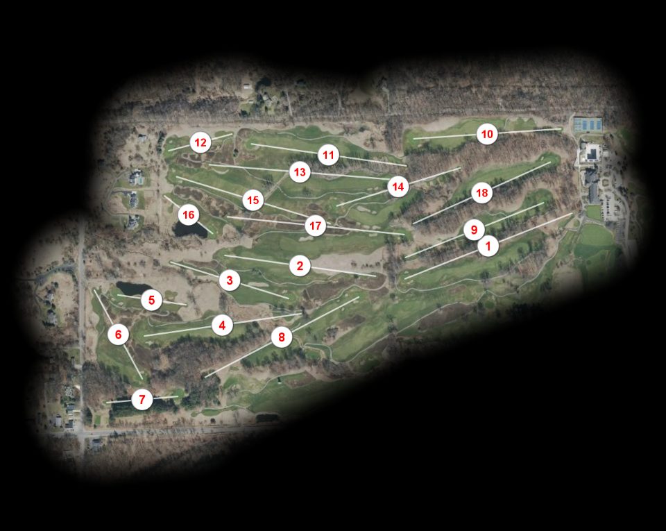 Egypt Valley  Country Club course overview
