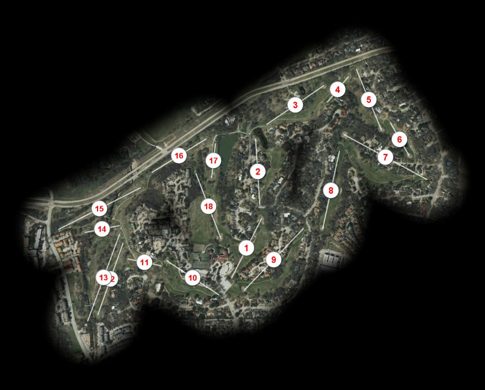 Woodhaven Country Club course overview