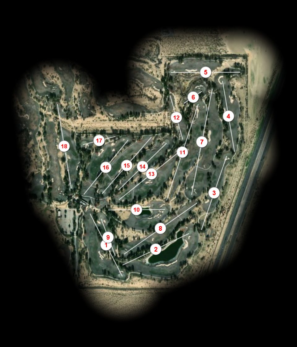 Primm Valley Golf Club Lakes course overview
