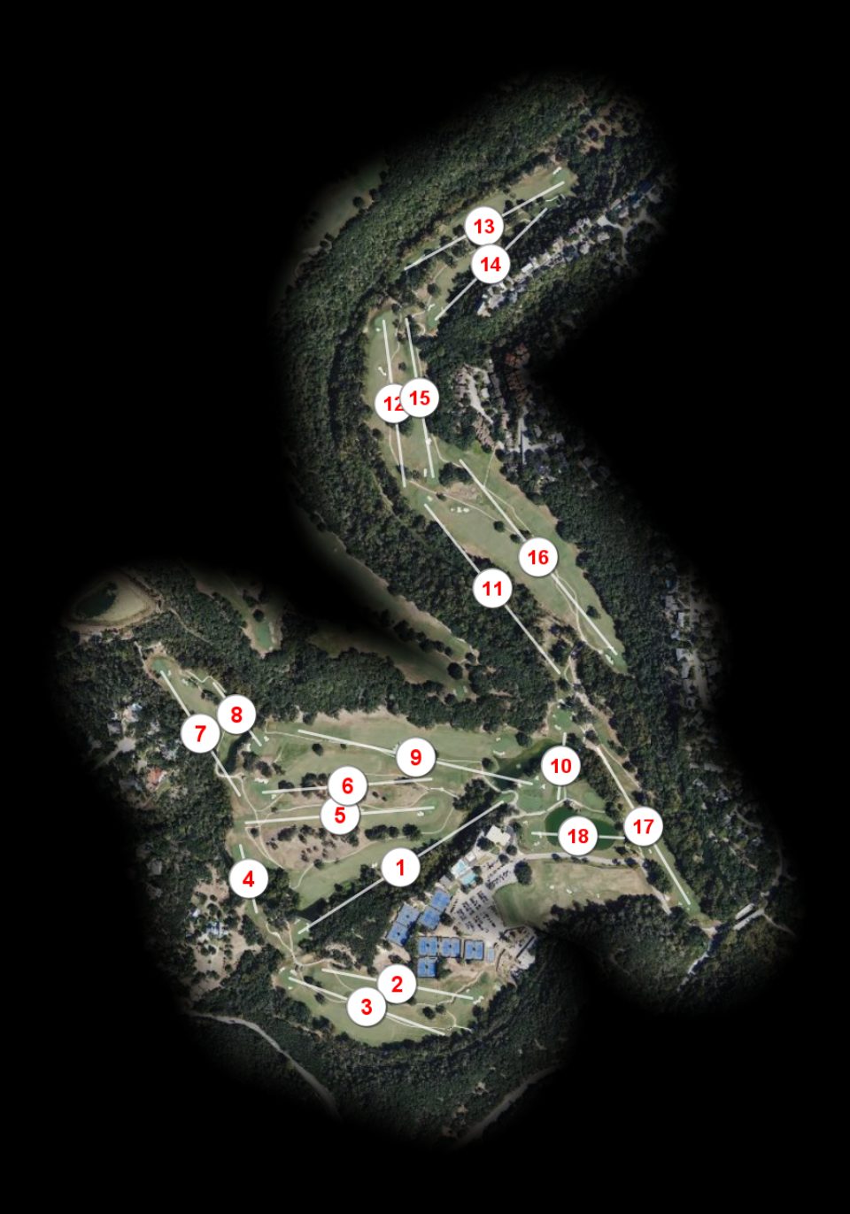 Westlake Country Club Lost Creek course overview