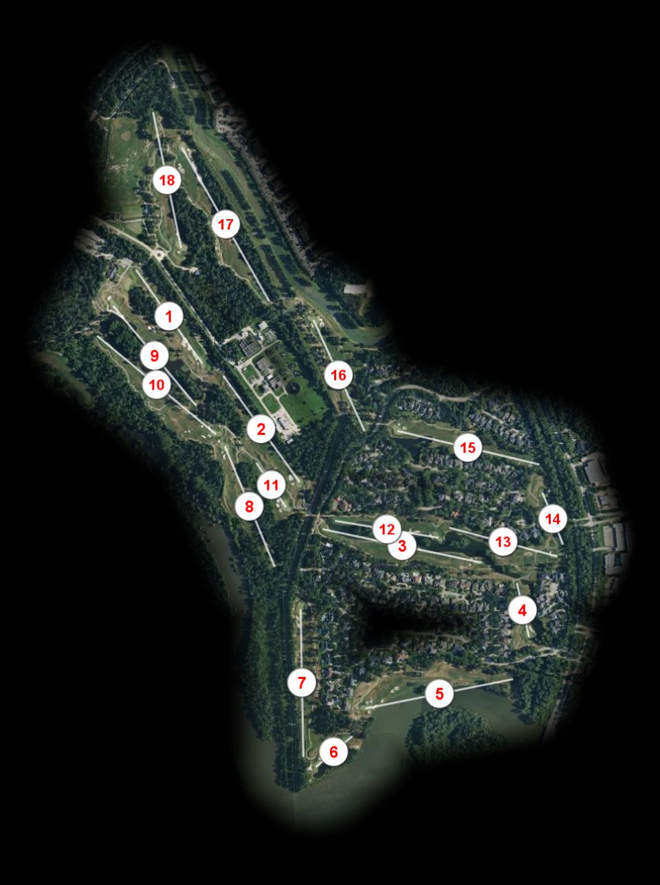 Kingwood Country Club Forest Course course overview
