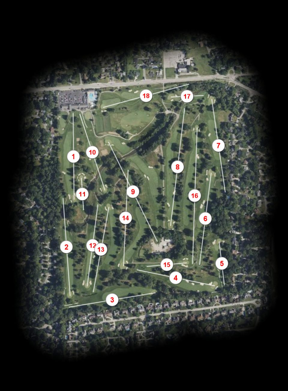 Highland Meadows Golf Club course overview