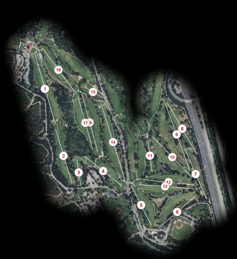 Griffith Park Golf Club Wilson course overview