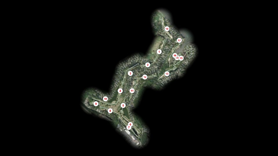 Belfair Country Club East course overview