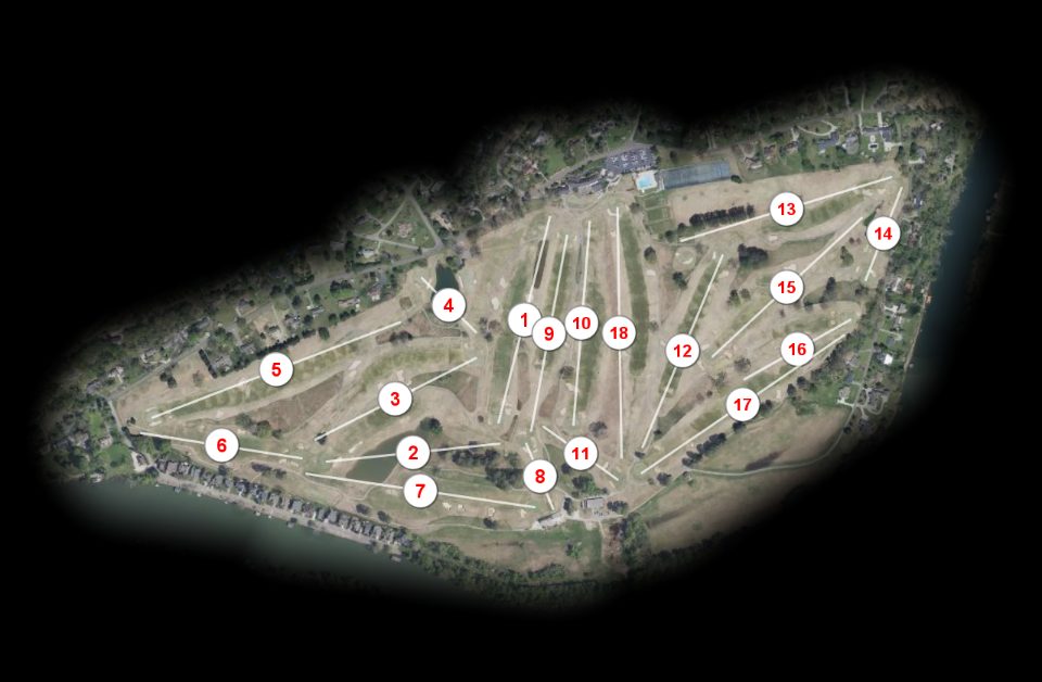 Holston Hills Country Club course overview